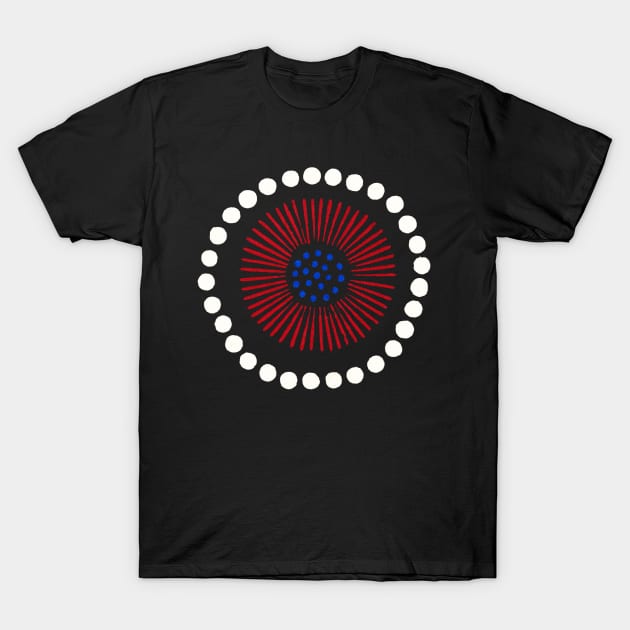 Fireworks 101 RWB T-Shirt by Fireworks Designs